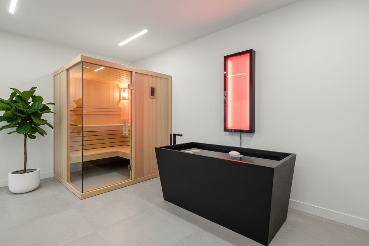 How to Build a Home Wellness Sanctuary: Your Complete Guide to Sauna, Cold Plunge, and Red Light Therapy at Home