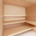 PROSAUNAS Hive Aspen Sauna Wall Panels, Hexagon Pattern, Natural Aspen