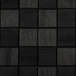 PROSAUNAS Cubist Black Sauna Wall Panels, Square Pattern, Black Abachi