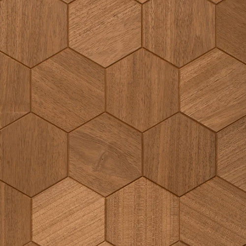 PROSAUNAS Hive Thermo Sauna Wall Panels, Hexagon Pattern, Thermo-Abachi