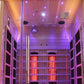Blisspod | Venetian | Full Spectrum Indoor Premium Canadian Hemlock Low EMF Sauna | 10 Heaters | Chromotherapy & Reflexology | 2 Person