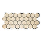 PROSAUNAS Hive Aspen Sauna Wall Panels, Hexagon Pattern, Natural Aspen