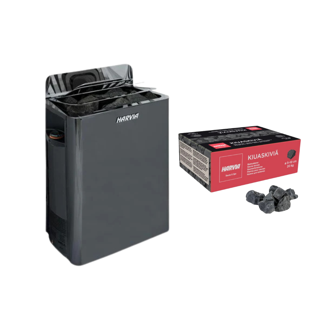 Harvia The Wall Series Sauna Heater With Rocks