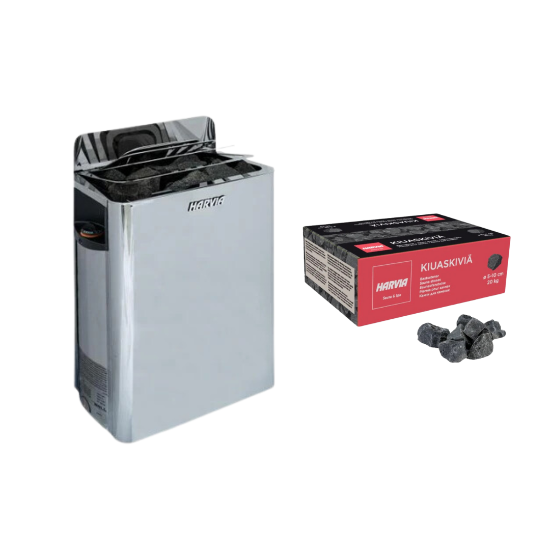Harvia The Wall Series Sauna Heater With Rocks