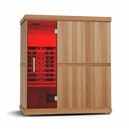 Finnmark FD-3 Full Spectrum 4-Person Home Infrared Sauna, 72"W x 46"D x 78"H