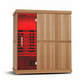Finnmark FD-3 Full Spectrum 4-Person Home Infrared Sauna, 72"W x 46"D x 78"H