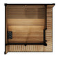SaunaLife Model GL6B Garden Luxury Series Outdoor Home Sauna Kit, DIY, Paint Included, Up to 6 Persons