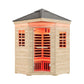 Thermora Monaco 4-Person Low EMF Spruce Wood Outdoor Infrared Sauna With Bluetooth Speakers And LED Lights
