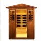Thermora Luma Premium 4-Person Luxury Low EMF Outdoor FAR Infrared Home Sauna With Bluetooth Audio, 2050W (SAK15372)