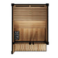 SaunaLife Model GL4B Garden Luxury Series Outdoor Home Sauna Kit, DIY, Paint Included, Up to 4 Persons