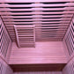 Blisspod | Milano | Full Spectrum Sauna Canadian Hemlock Ultra Low EMF | 6 Far Infrared & Red Glass Heater & Chromotherapy | 2 Person