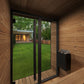 SaunaLife Model GL4B Garden Luxury Series Outdoor Home Sauna Kit, DIY, Paint Included, Up to 4 Persons