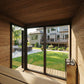 SaunaLife Model GL6B Garden Luxury Series Outdoor Home Sauna Kit, DIY, Paint Included, Up to 6 Persons