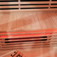 Blisspod I Vienna RED I All-In-One - Full Spectrum + Red Light Therapy I Indoor Corner Premium Sauna I 4-5 Person