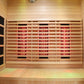 Blisspod | Venetian | Full Spectrum Indoor Premium Canadian Hemlock Ultra Low EMF Sauna | 11 Heaters | Chromotherapy & Reflexology | 3 Person