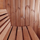 SaunaLife Model E7 Sauna Barrel ERGO Series Sauna Barrel 71"L x 81"D, 4-Person