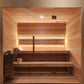 Carbon Smart Saunas - 6' x 10' x 8' - by Finnish Sauna Builders