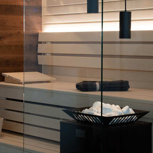 EOS Cubo Avantgarde 208/3 Freestanding Electric Sauna Heater, 208V/3PH, up to 12kW