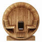 SaunaLife Model E8 Sauna Barrel ERGO Series 6-Person Sauna Barrel 87"L x 81"D