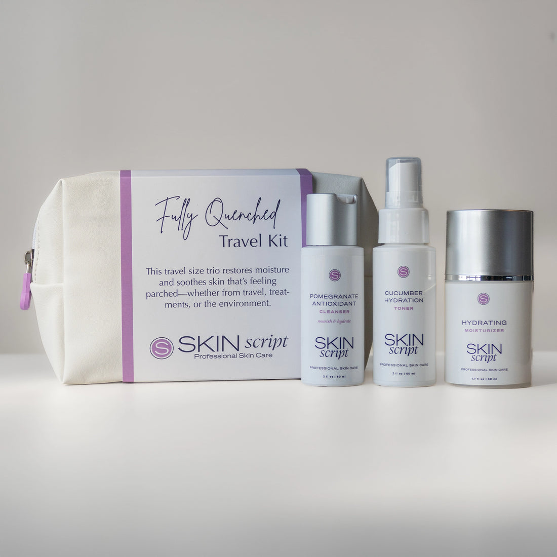 Skin Script Fully Quenched Travel Kit