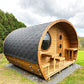 SaunaLife Model G11 Garden Series Outdoor Home Sauna Suite Kit, Up to 8 Persons