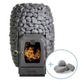 HIVE Wood Series 17.0kW Wood-Fired Sauna Stove Package w/ Firebox Extension