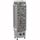 Harvia Cilindro Half Series 9kW Stainless Steel Sauna Heater at 240V 1PH with Built-In Time and Temperature Controls