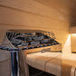 Harvia KIP45B KIP Series 4.5kW Sauna Heater, Built-In Controls, Stainless Steel