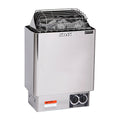 Harvia KIP45B KIP Series 4.5kW Sauna Heater, Built-In Controls, Stainless Steel