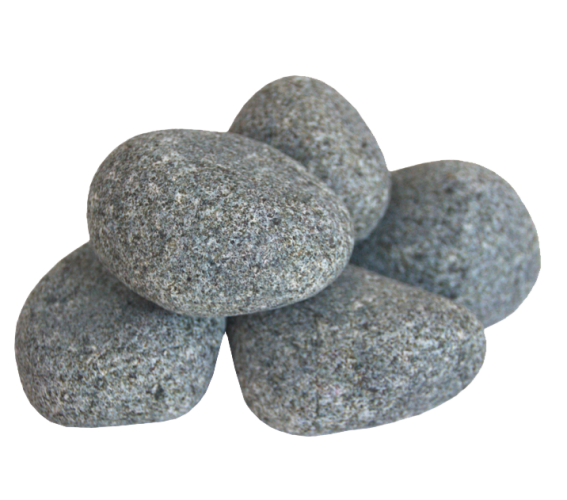 Harvia Sauna Heater Stones, Rounded Olivine, 5-10cm, 33lbs - ONLY AVAILABLE WITH THE PURCHASE OFA HARVIA SAUNA HEATER OR STOVE