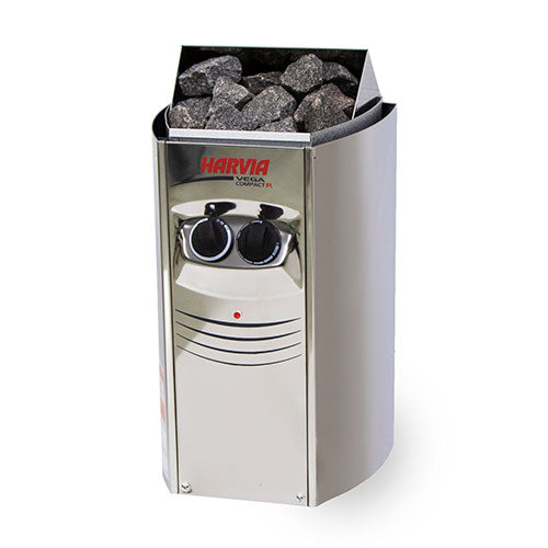 Harvia Vega Compact 1900 Vega Series 1.9kW Sauna Heater 120V *INCLUDES SAUNA STONES (1 BOX)