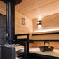 Harvia WHP1500M Sauna Wood Stove Chimney Kit, 1500mm, Black Steel