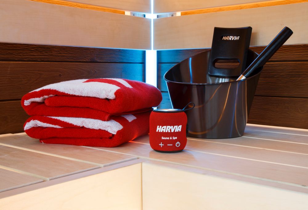 Harvia SAC80500 Waterproof Harvia Speaker | Red