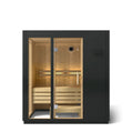 KOHLER C1™ INDOOR SAUNA, MEDIUM, NO FLOOR - GRAPHITE GREY EXT/SPRUCE INTERIOR-SEATS UP TO 3 PEOPLE