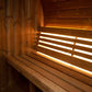 SaunaLife Model E7 Sauna Barrel ERGO Series Sauna Barrel 71"L x 81"D, 4-Person