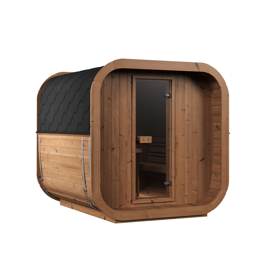 Mr. Steam Cubist Outdoor Sauna Room ~Please note that this item is made to order and requires at least 4 weeks to build and ship.~