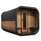 SaunaLife Model CL12GCP Cube Luxury Series Outdoor Home Sauna Suite Kit, Up to 8 Persons