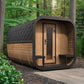SaunaLife Model CL12GCP Cube Luxury Series Outdoor Home Sauna Suite Kit, Up to 8 Persons
