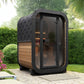 SaunaLife Model CL3G Cube-Series Outdoor Home Sauna Kit, Up to 2 Persons