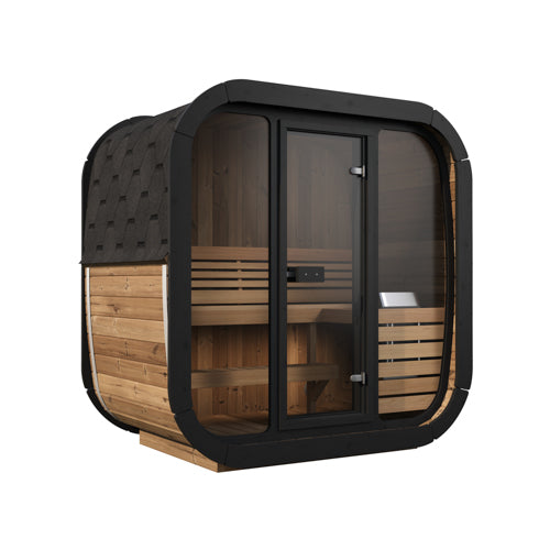 SaunaLife Model CL4G Cube-Series Outdoor Home Sauna Kit, Up to 3 Persons