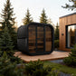 SaunaLife Model CL5GB Cube Luxury Series Outdoor Home Sauna Kit, DIY, Paint Included, Up to 4 Persons