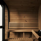 SaunaLife Model CL7GB Cube Luxury Series Outdoor Home Sauna Kit, DIY, Paint Included, Up to 6 Persons