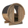 SaunaLife Model E6W Sauna Barrel-Window ERGO Series Sauna Barrel 59"D x 81"H (Diameter) Rear Window