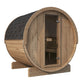 SaunaLife Model E7 Sauna Barrel ERGO Series Sauna Barrel 71"L x 81"D, 4-Person