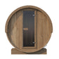 SaunaLife Model E7 Sauna Barrel ERGO Series Sauna Barrel 71"L x 81"D, 4-Person