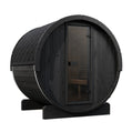 SaunaLife Model E7B Ergo Series Outdoor Sauna Barrel Kit, DIY, Paint Included, Up to 4 Persons