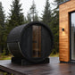 SaunaLife Model E7B Ergo Series Outdoor Sauna Barrel Kit, DIY, Paint Included, Up to 4 Persons