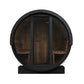 SaunaLife Model E7GB Ergo Series Outdoor Sauna Barrel Kit, Glass Front, DIY, Paint Included, Up to 4 Persons
