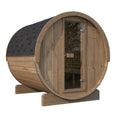 SaunaLife Model E8 Sauna Barrel ERGO Series 6-Person Sauna Barrel 87"L x 81"D