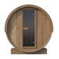 SaunaLife Model E8 Sauna Barrel ERGO Series 6-Person Sauna Barrel 87"L x 81"D